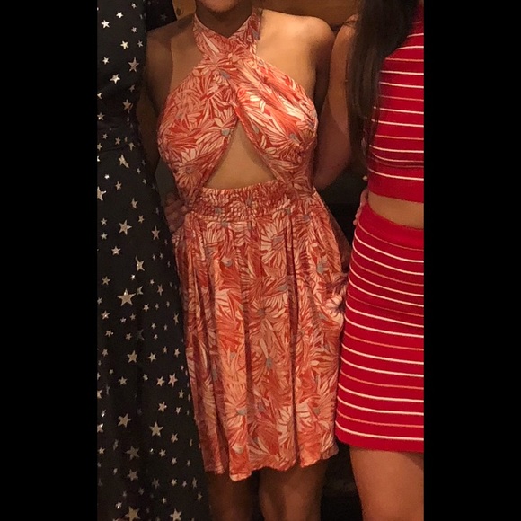 Free People Tropical Midi Backless Dress - Picture 2 of 3